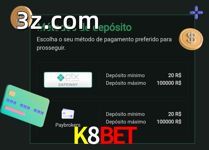 O cassino K8BETbet oferece uma grande variedade de métodos de pagamento